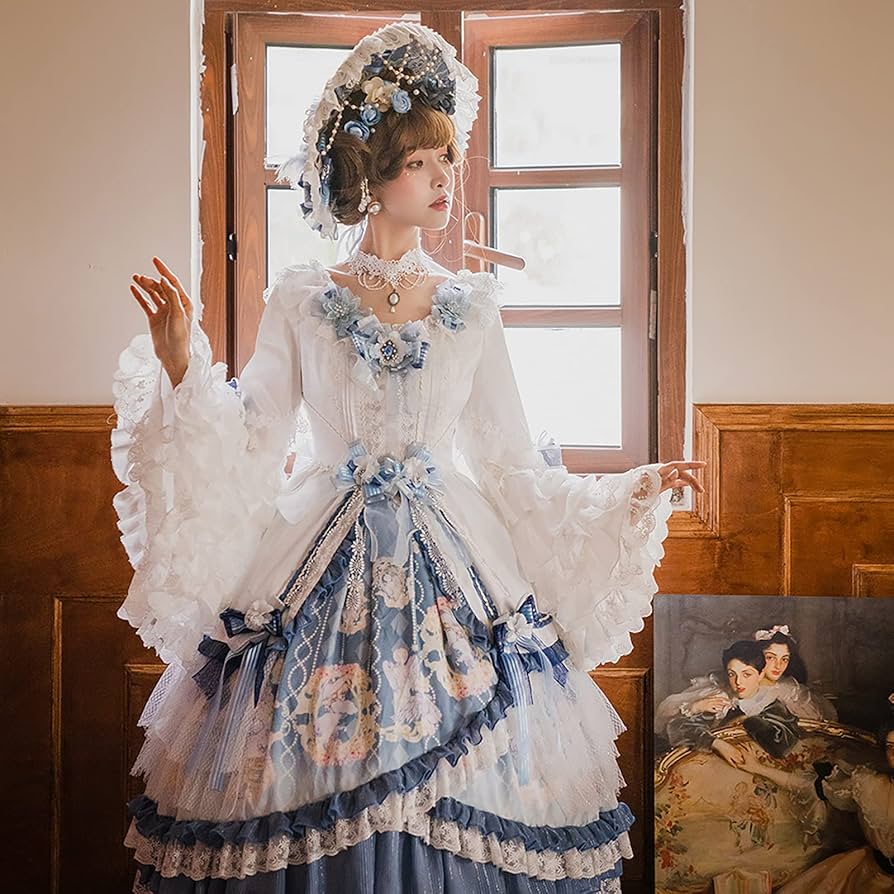 Amazon.co.jp: 女性クラシックロリータドレスプラスサイズ